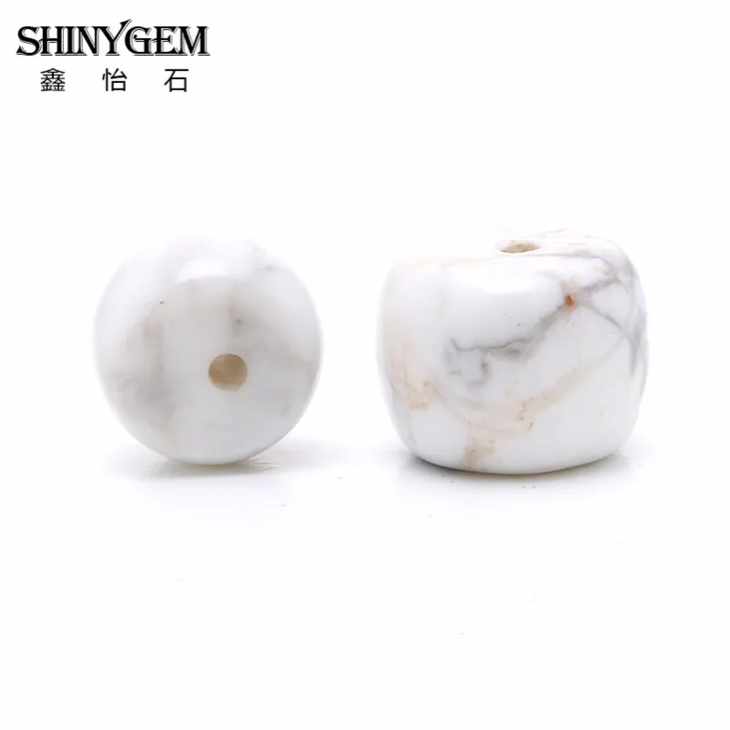 20шт 5x8mm8x10mm полудрагоценные очаровательные каменные бусины howlite Свободные
