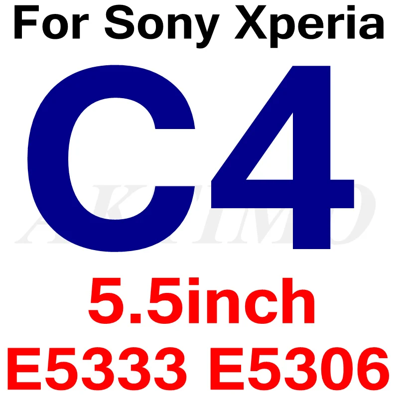 For Sony C4 9H HD защитное закаленное стекло для sony Xperia Z1 Z2 Z3 Z5 X Compact XZ E5 M5S36H L36H LT26i XF5122 Защитная пленка для экрана - Цвет: For Sony C4
