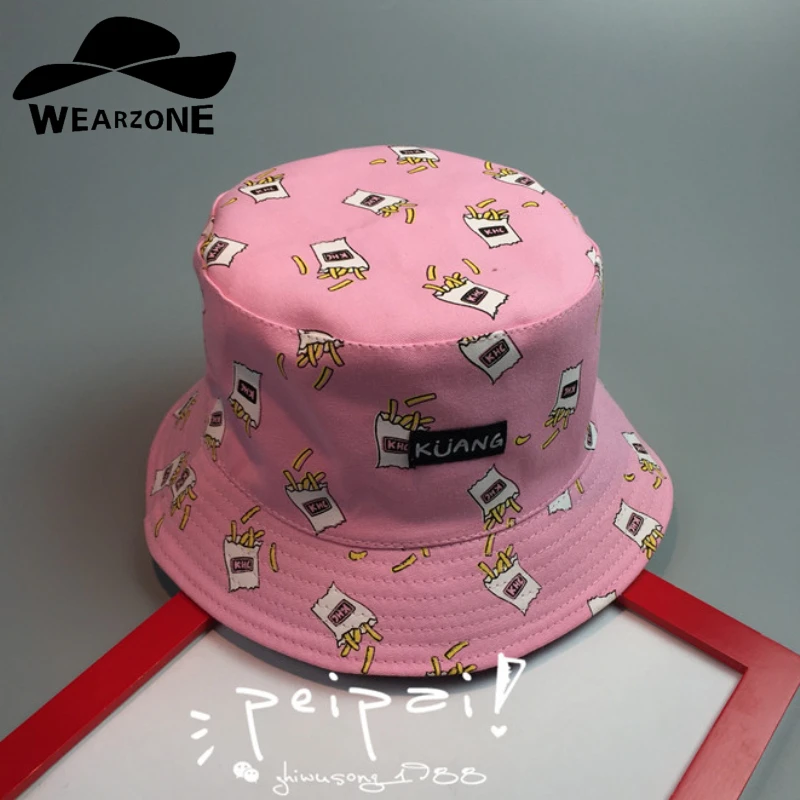 

2017 Two Side Reversible Bucket Hat Unisex Fashion Bob Caps Hip Hop Gorro Men Summer Caps Beach Sun Banana Bucket Hat