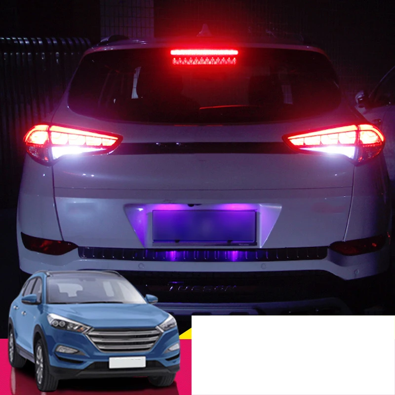 Lsrtw2017 светодиодный автомобильный фонарь лампа планки для hyundai Tucson