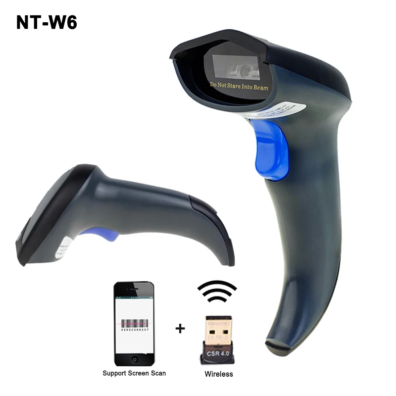 Сканер штрих кода NETUM W6 2 4 ГГц USB 2000 мАч|bar code reader|wireless barcode scannerwireless |