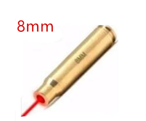 Отдельно Кол-во 223REM 9 мм 7.62X54R Красный лазерный прицел картридж Boresighter Sighter Латунь 300win 9,3x62 Принадлежности для охоты - Цвет: Зеленый