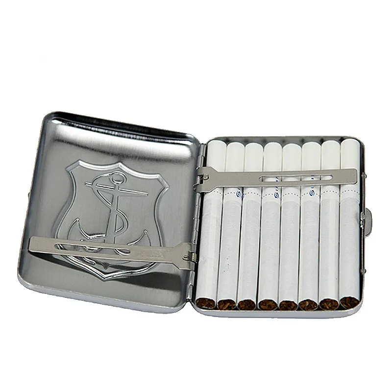 16 сигаретный весовой якорь хромированный латунный чехол для сигарет клипса