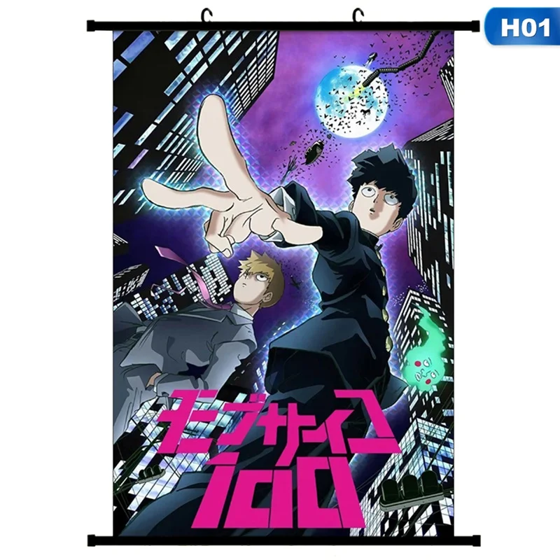 Плакат Mob Psycho 100 настенные художественные плакаты и принты на холсте картина для гостиной домашний декор - Цвет: 1