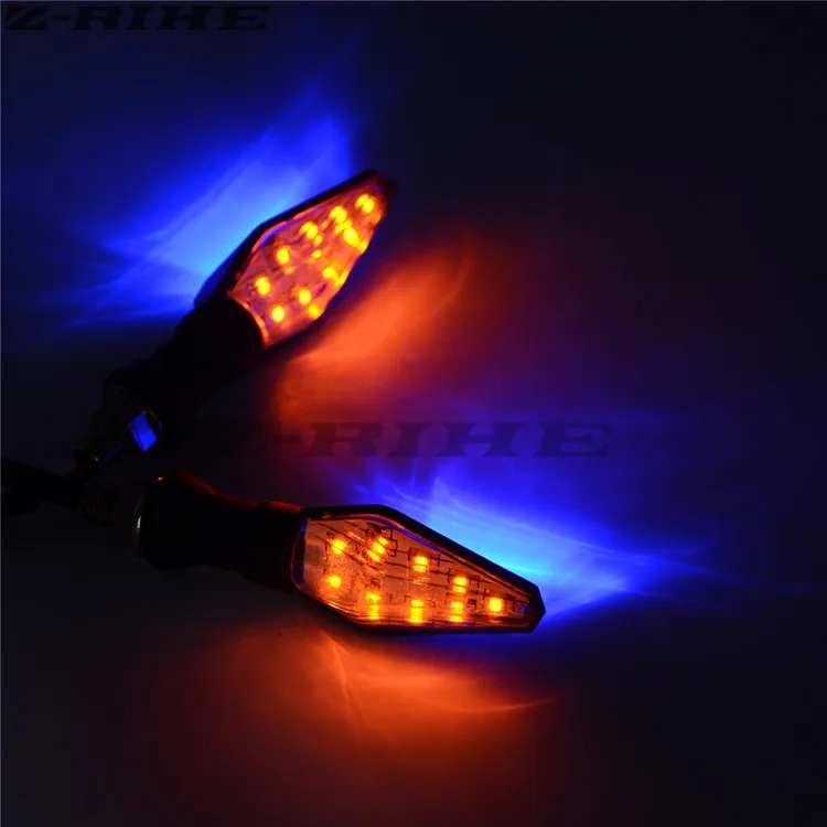 Универсальные светодиодные фонари указателя поворота для мотоцикла-12