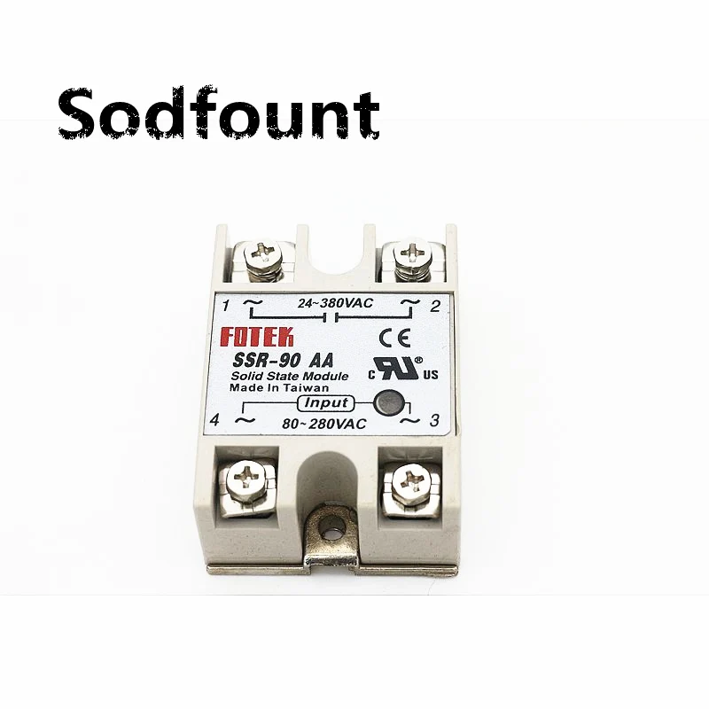 Бесплатная доставка твердотельное реле SSR 60AA H 60A фактически 80 250V AC до 90 480V