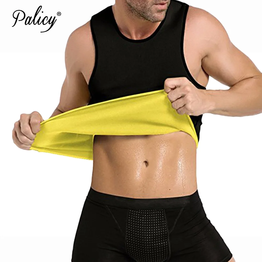 Palicy Classical Muscle Men Neoprene Vest Sauna Ultra Thin Sweat Shirt Body Shaper Slimming Corset for Weight Loss Top 5XL | Мужская