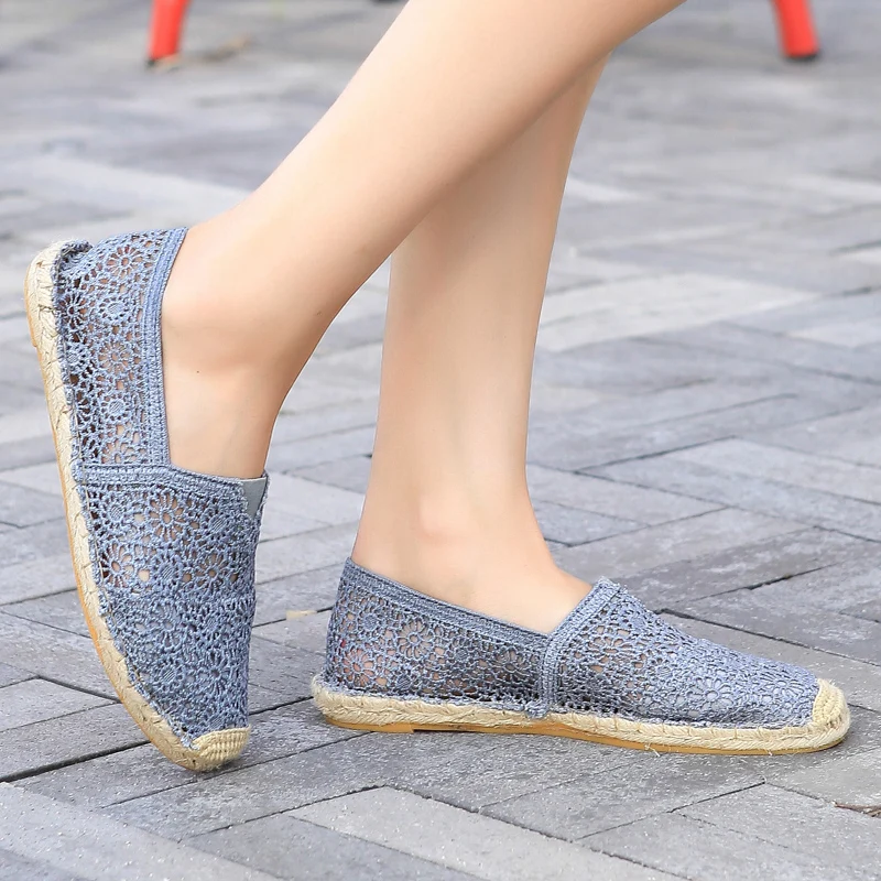 Espadrilles Fishman/летние женские лоферы спортивная Женская кружевная Свадебная обувь