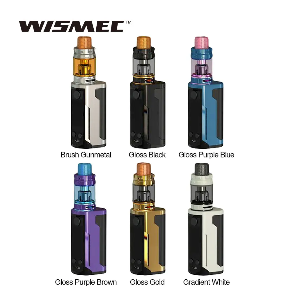 Оригинальный WISMEC рел RX GEN3 двойной мод или комплект 230 Вт 5 8 мл Gnome King tank сильная