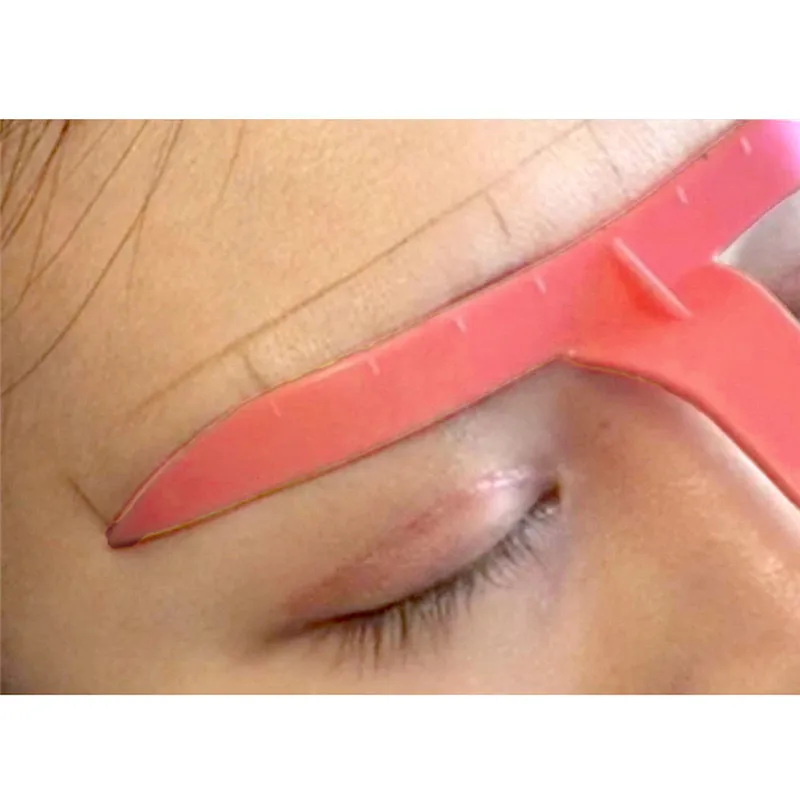 Новый 4 шт./компл. мерный микроблейдинг формирователь бровей Шаблон трафарет