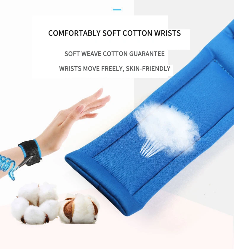 Регулируемый Детский поводок безопасности детский для запястья анти потеря