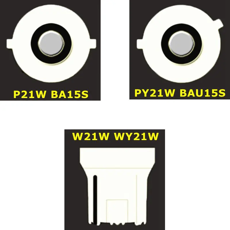 1 шт. автомобильные указатели поворота CANBUS 1156 P21W BA15S PY21W BAU15S T20 W21W WY21W | Автомобили и