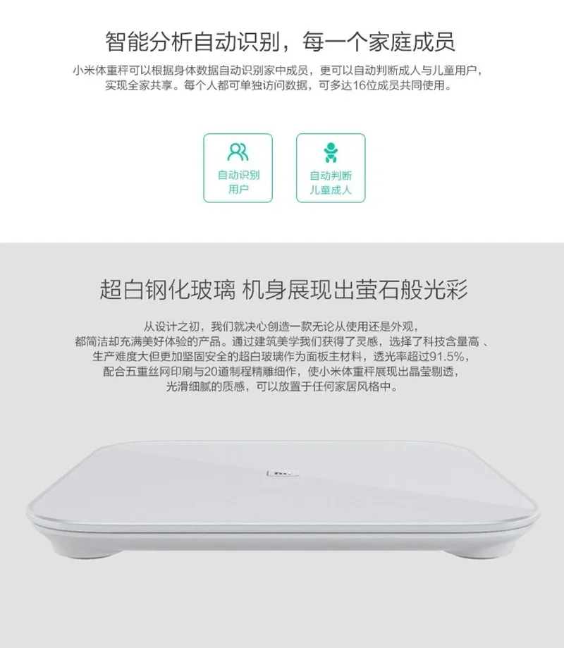 Оригинальные умные весы xiaomi электронные весы balance bascula digital Android 4,4 iOS 7,0 выше Bluetooth 4,0