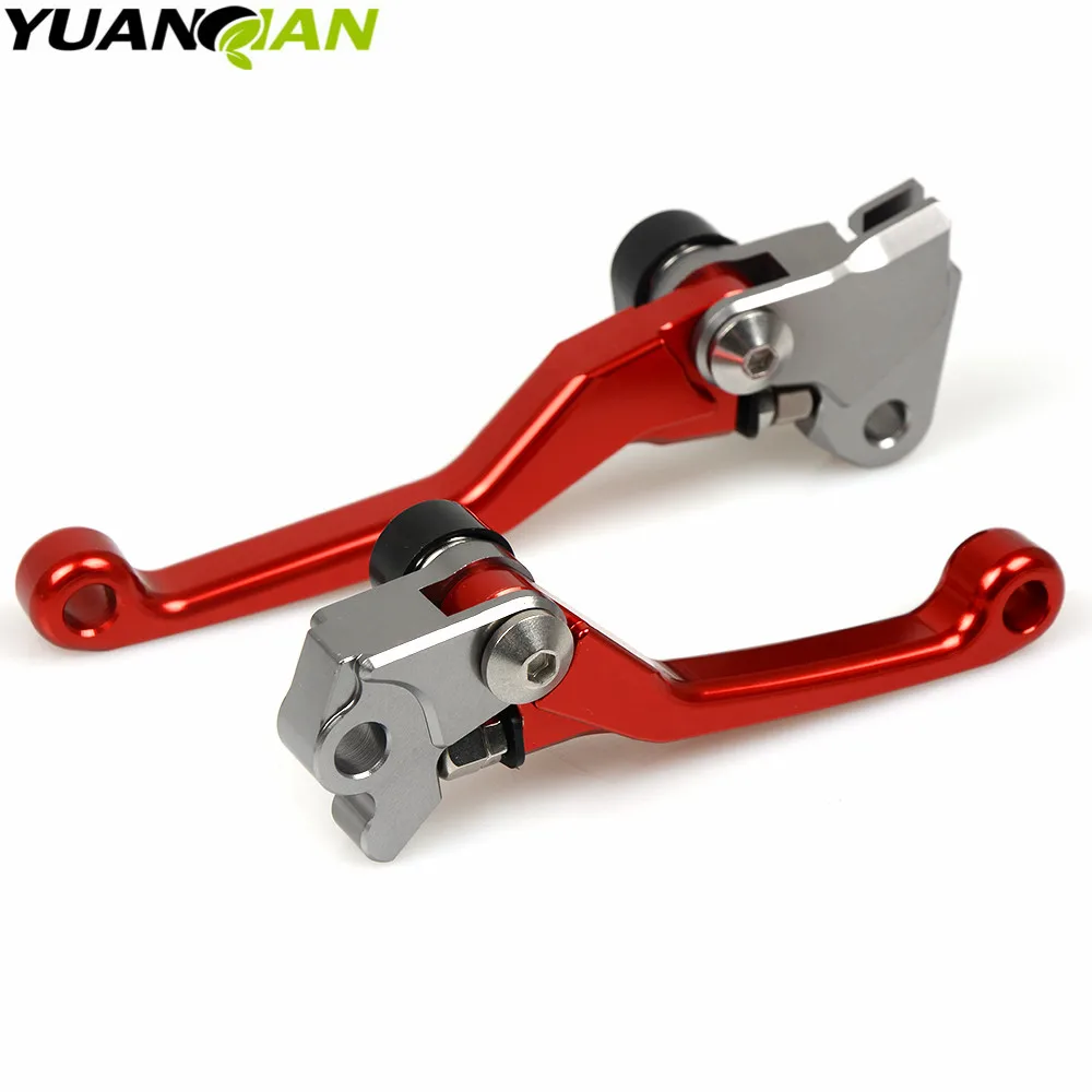 Красные рычаги поворотного тормоза CNC для Honda CRF250R CRF450R CRF 250R 450R 2007 2008 2009 2010 2011 2012 2013