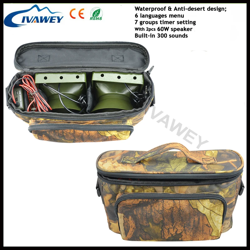 Поддержка арабского русского итальянского языков 60 Вт динамик звук для охоты
