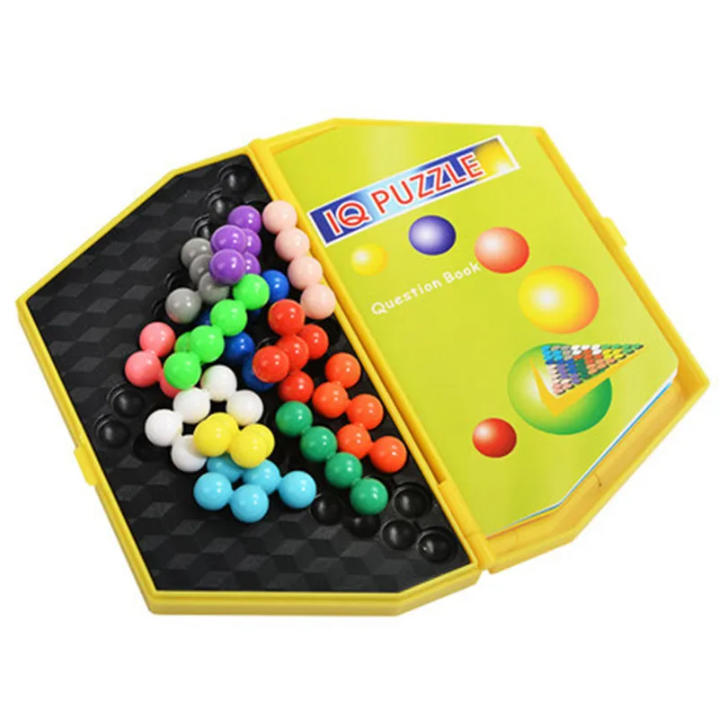 IQ Logic игрушки для мозга пирамида бисер головоломка 3D обучающая игра детей и