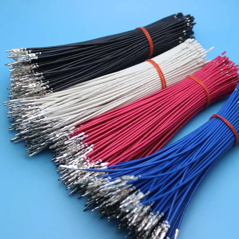 

10PCS 5558 male Pin Crimp with Cables for 4.2mm 5559 Housing Multicolor 1007 18AWG 20CM Single End