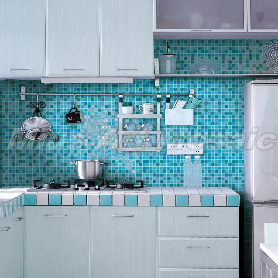 Переливающаяся стеклянная мозаичная плитка кухонная для бассейна|tiles kitchen|tile