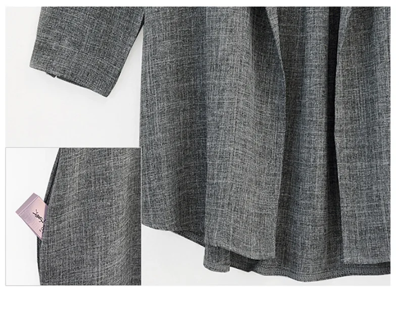

Vogue New Autumn Nice Women Fashion Long Trench Coat For Ladies Cardigan Feminino Open Stitch Slim Long Windbreaker Top Outwear