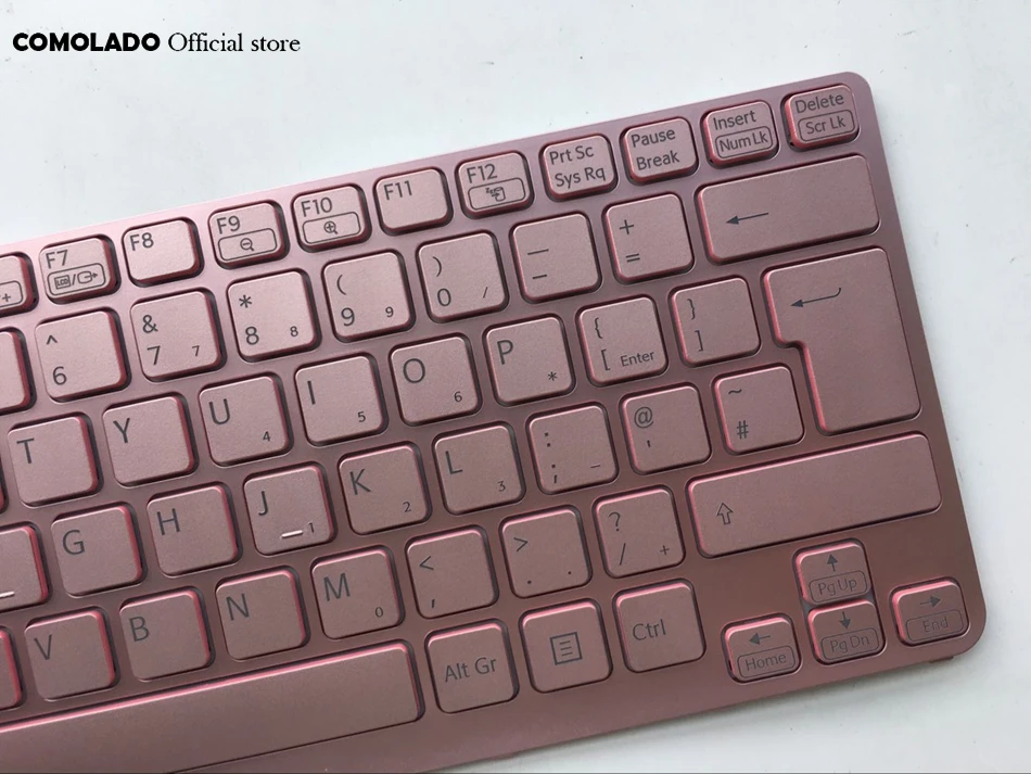 Британская клавиатура для Sony Vaio SVE 14 SVE14 SVS14 SVE14A с подсветкой розовой рамкой