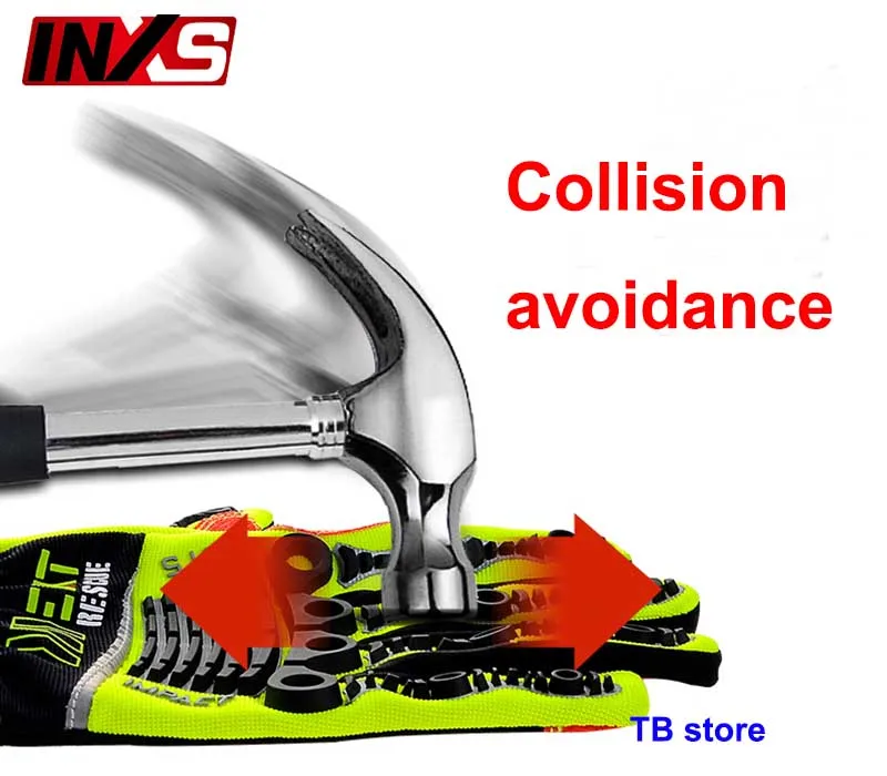 SAFETY INXS 4013 профессиональные антивибрационные перчатки высококачественные