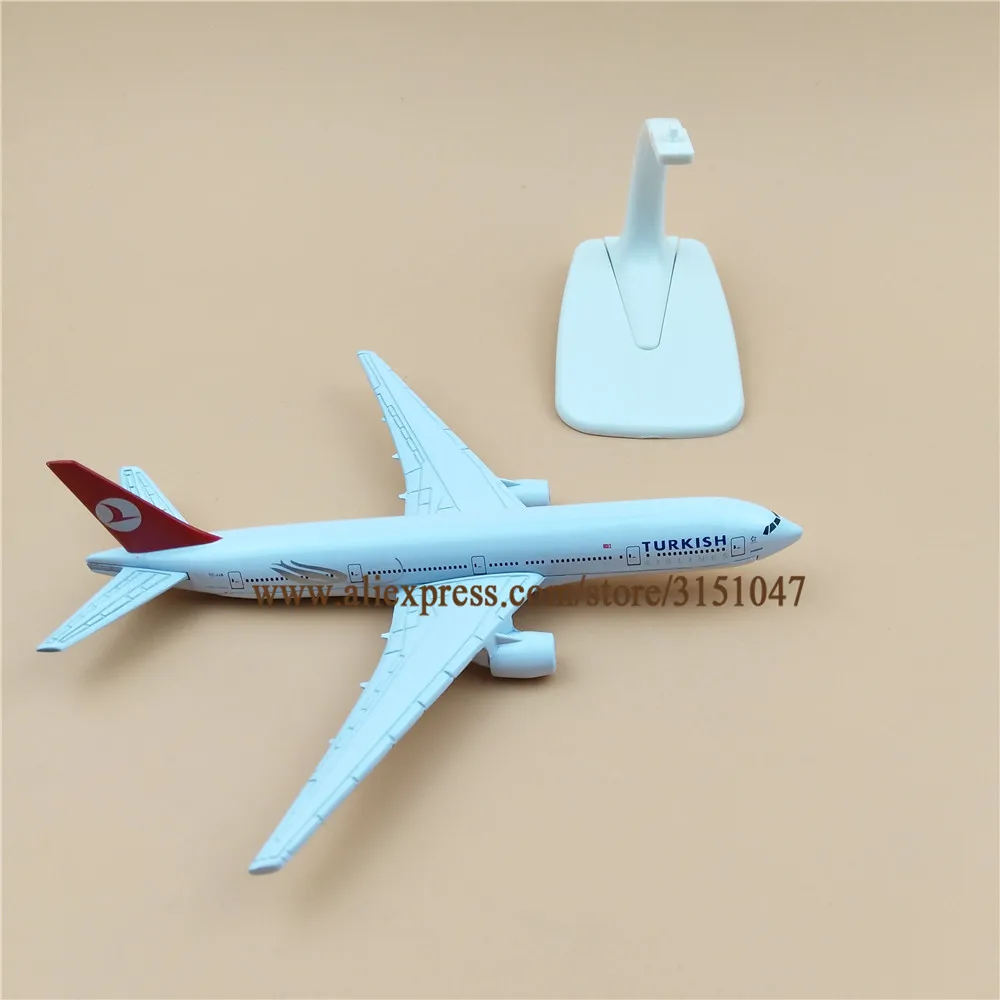 16 см Air Turkish B777 Airlines Boeing 777 модель самолета сплав Металл литье под давлением Airways