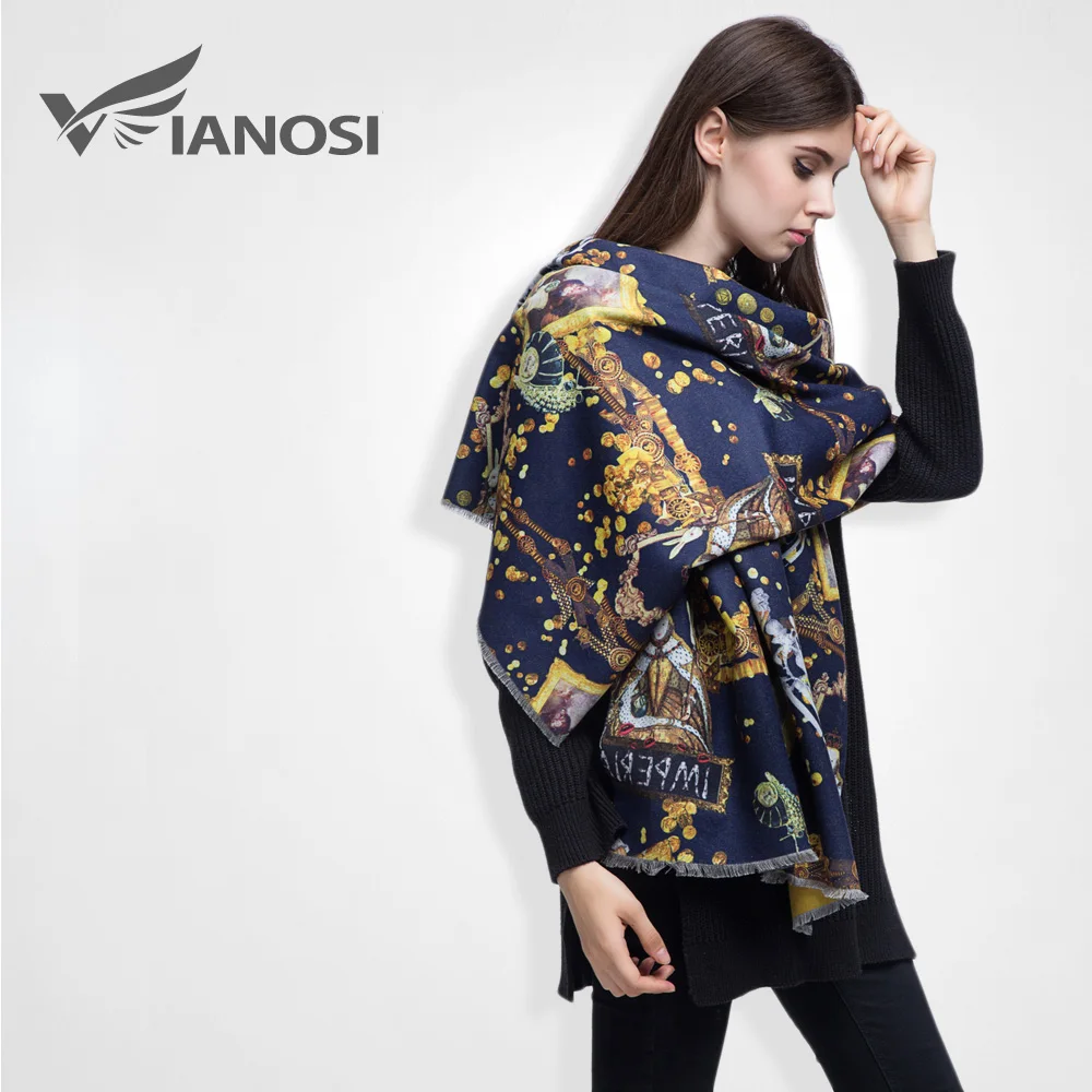 [ Viaons ] 2015 женские мода шелк накидка печать высокое качество пашмины шарф женщины