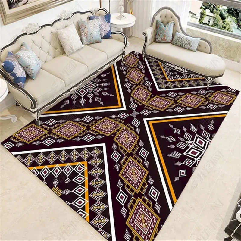 3 Американский стиль, Винтаж, 200x300 см, ковер для гостиной, спальни, Цветочный, для кабинета, большие ковры, ТАПИС, нескользящий, напольный, дверной коврик - Цвет: 3