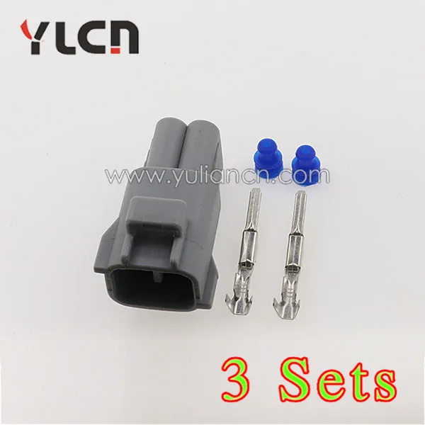 

New brand 2 pin waterproof connector plug free shipping