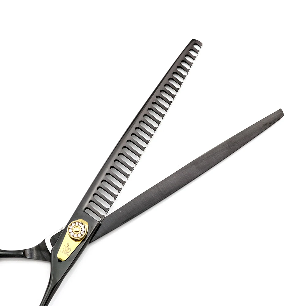 Ножницы для филировки шерсти домашних животных 8 5 дюйма Парикмахерская черная