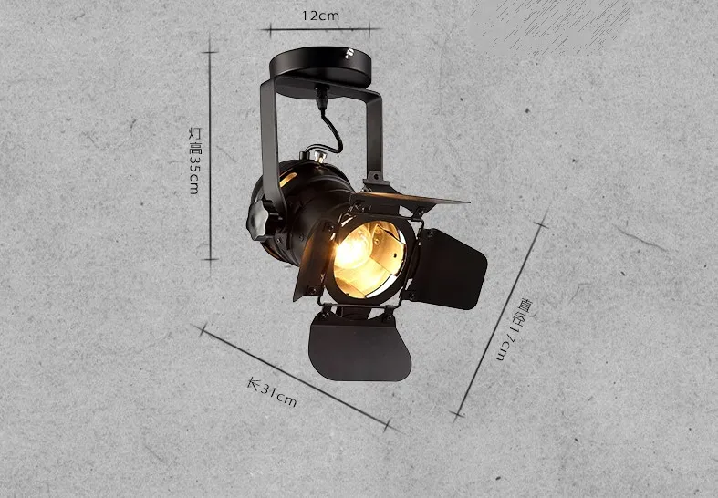 Винтажное дорожное освещение приспособление лофт американское Ретро