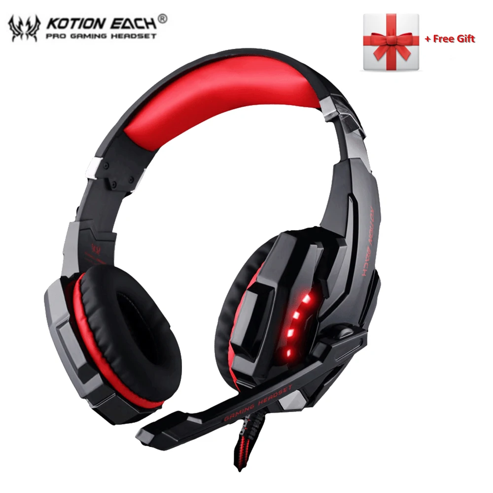 Игровая гарнитура G2000 Gamer проводные наушники с микрофоном светодиодная подсветка