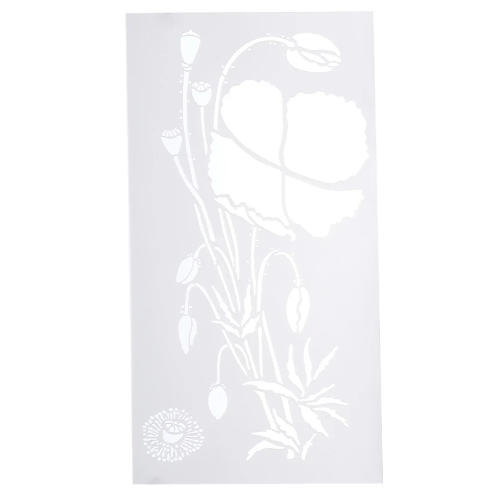 1 шт. многоразовый трафарет в форме лотоса Аэрограф рисование искусство сделай