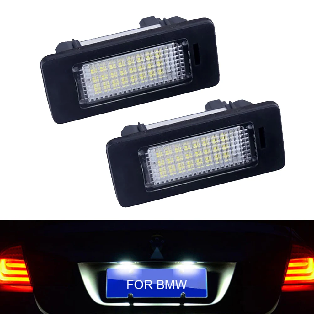 2pcs LED Car License Plate Light For BMW E39 E60 E61 E70 E82 E90 E92 | Автомобили и мотоциклы