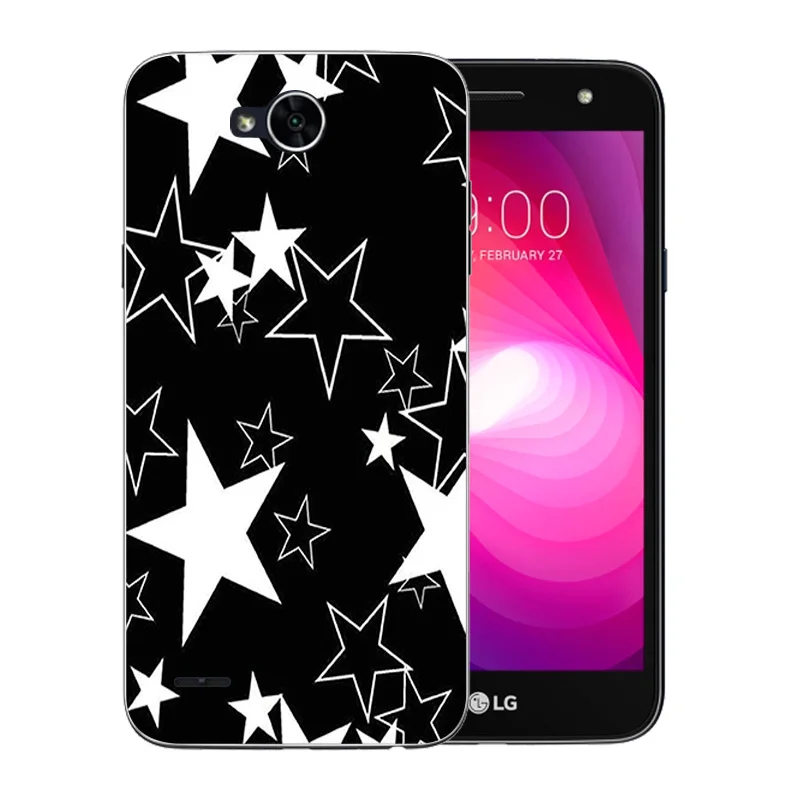 for LG X power 2 K10 Power Silicone Cases Cover Colorful Pattern Soft TPU Mobile Phone Bags k10 k 10 Case |