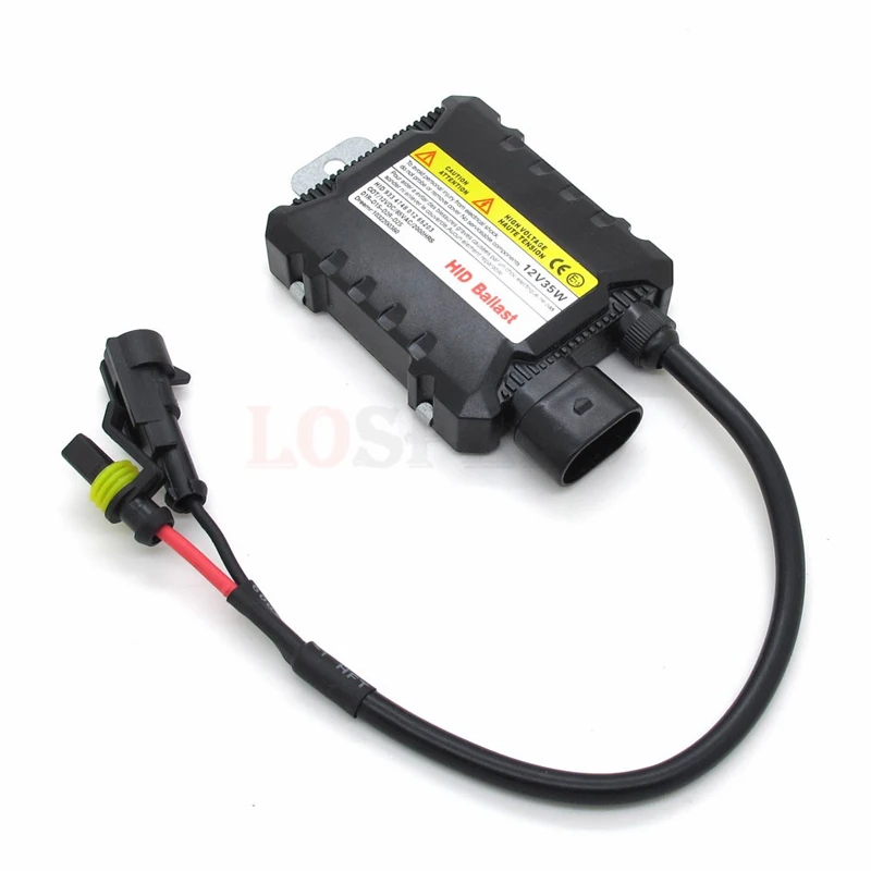 LoSPeed 2 шт./лот DC 12 В 35 Вт HID балластный контроллер ксеноновая лампа H1 H7 H11 H27. ..