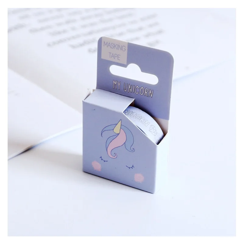 

1.5cm*5m Cute Cartoon Unicorn Washi Tape Adhesive Tape DIY Scrapbooking Sticker Label Masking Tape