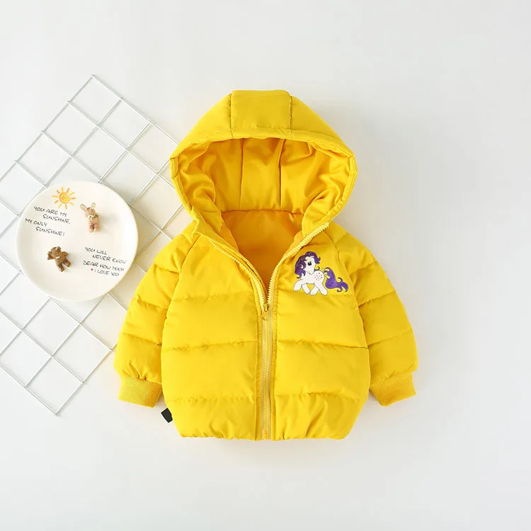 Infant Girls Coat 2018 Winter Down Jacket for Baby Cartoon Warm Outerwear Hooded Newborn Clothes | Детская одежда и обувь