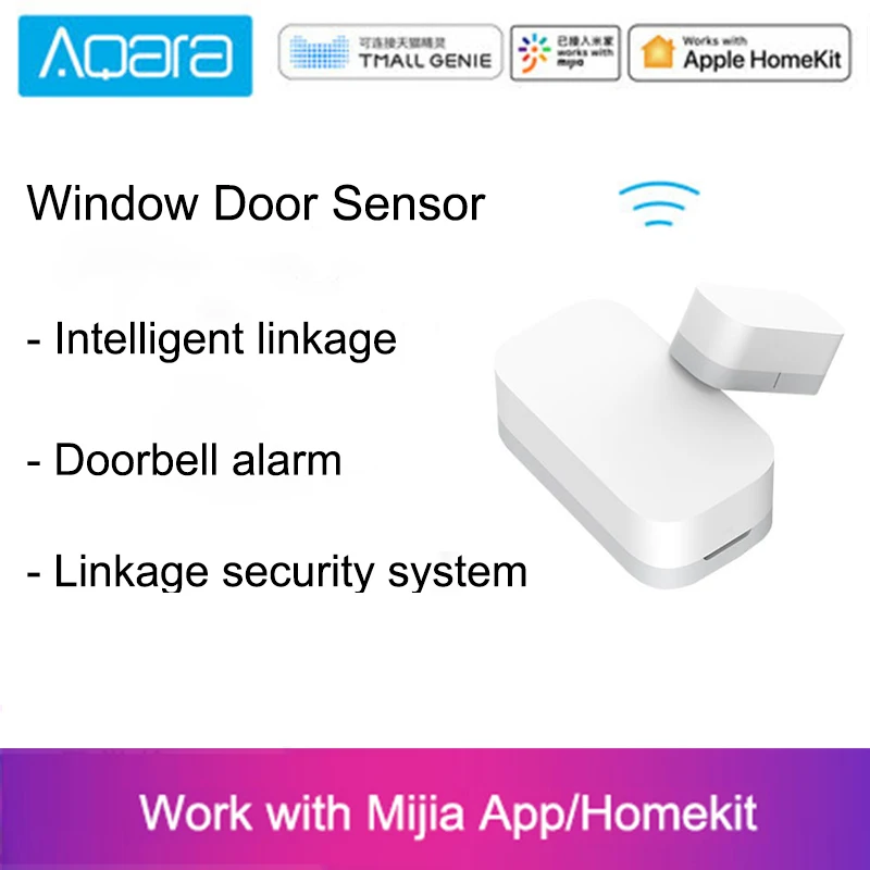 Xiaomi Aqara дверной оконный датчик Zigbee беспроводное подключение умный мини работает
