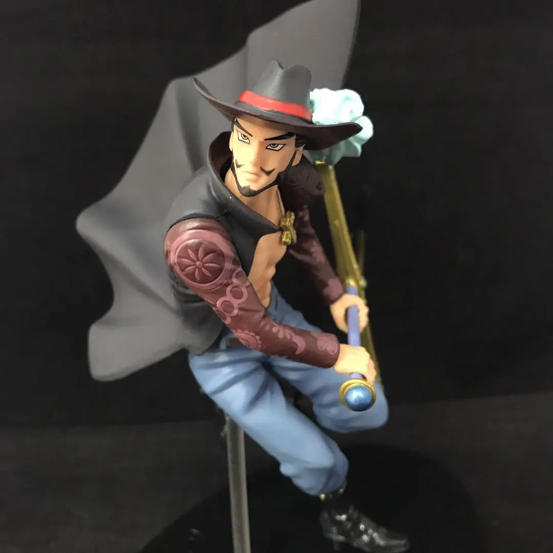 One Piece Mihawk action figure Anime 18.5cm DX Model Toys Doll Decoration pvc Classic Collection For Children Gift | Игрушки и хобби
