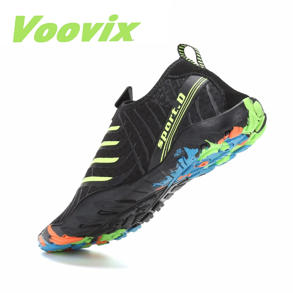 Voovix Men Women water shoes adult anti-skid Beach Shoes outdoor Sports Breathable Aqua Unisex Summer Rubber sneakers | Спорт и