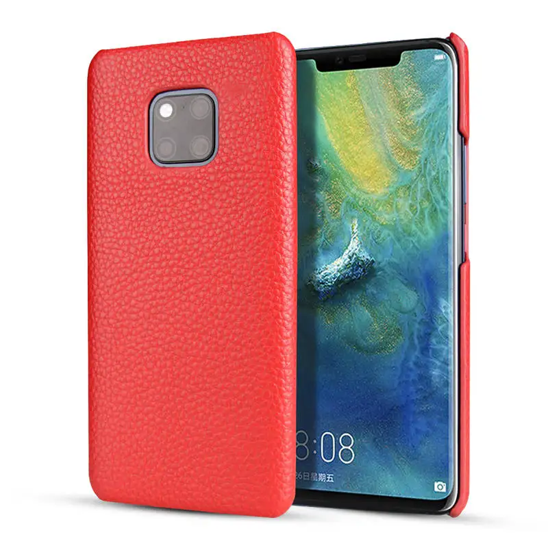 Чехол MAKEULIKE из натуральной кожи для huawei mate 20 Pro, Роскошный чехол для телефона с личи, чехол для huawei mate 20 20X 20Pro