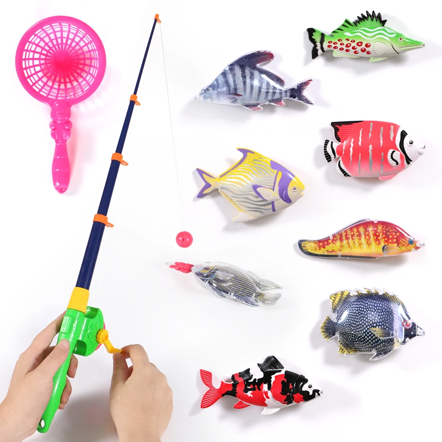 Детский набор рыболовных игрушек для мальчиков и девочек магнитные игрушки игр в