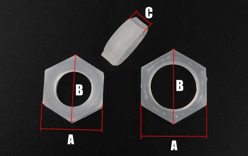 20 шт./лот M5~ M16mm G1/"~ G1" внутренняя резьба пластиковая PP Шестигранная гайка аквариум воздушный насос шланг соединители Фитинги