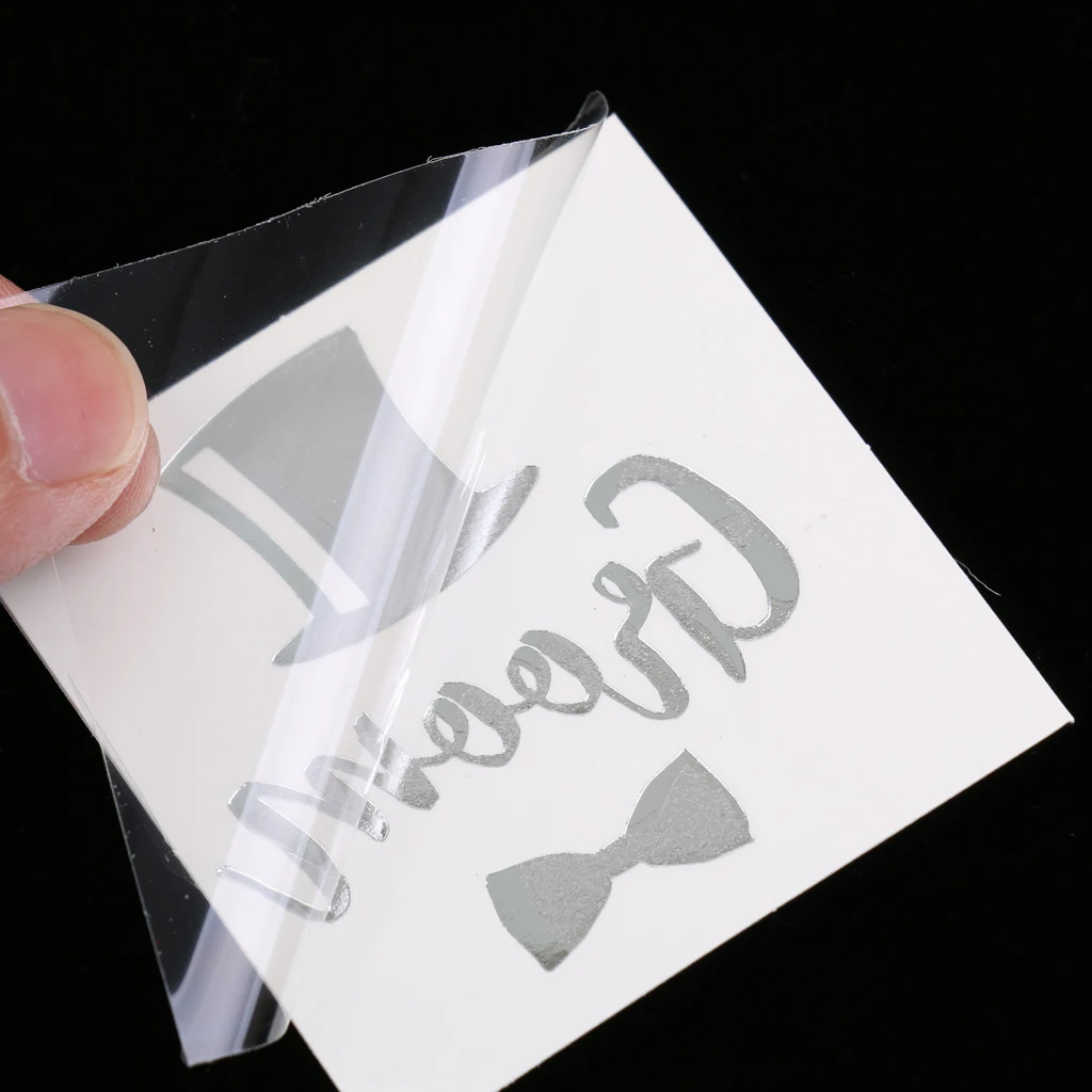 Девичник 12x металлические татуировки для жениха и невесты свадебные наклейки