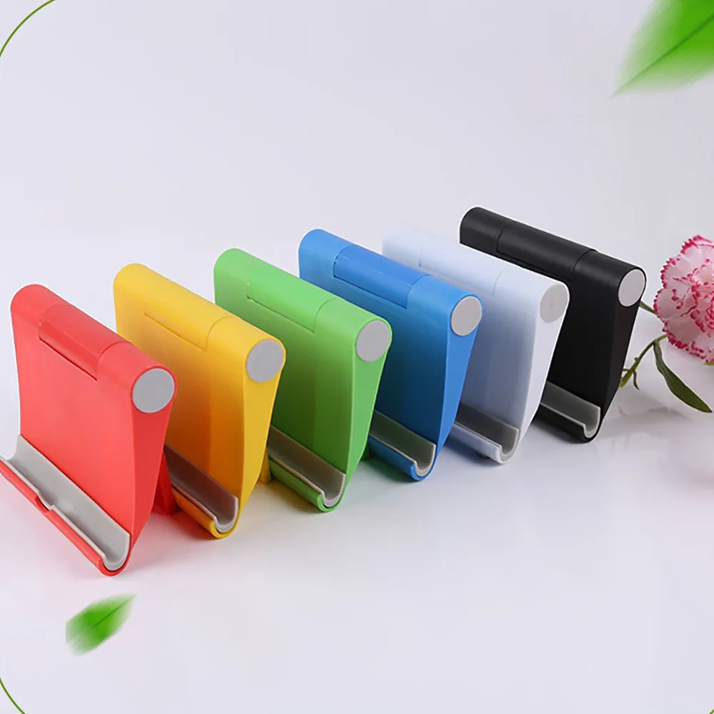 Цветной Автомобильный держатель для телефона универсальный Настольный складной