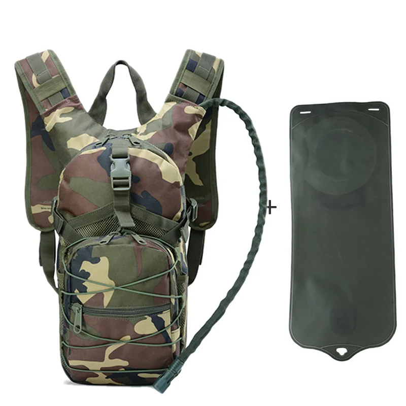 Jungle Camo 2.5L Мужской рюкзак для скалолазания, рюкзак для путешествий, альпинизма, с сумкой для воды, для улицы, Оксфорд, для верховой езды, камуфляжные сумки, Mochila, спортивные XA759WA - Цвет: Jungle Camo 2.5L