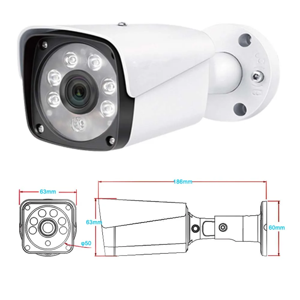 8CH H.265 1080P POE Camera NVR Kit CCTV System IP Outdoor Video Security Surveillance Set Waterproof P2P AEEYE2.0 | Безопасность и