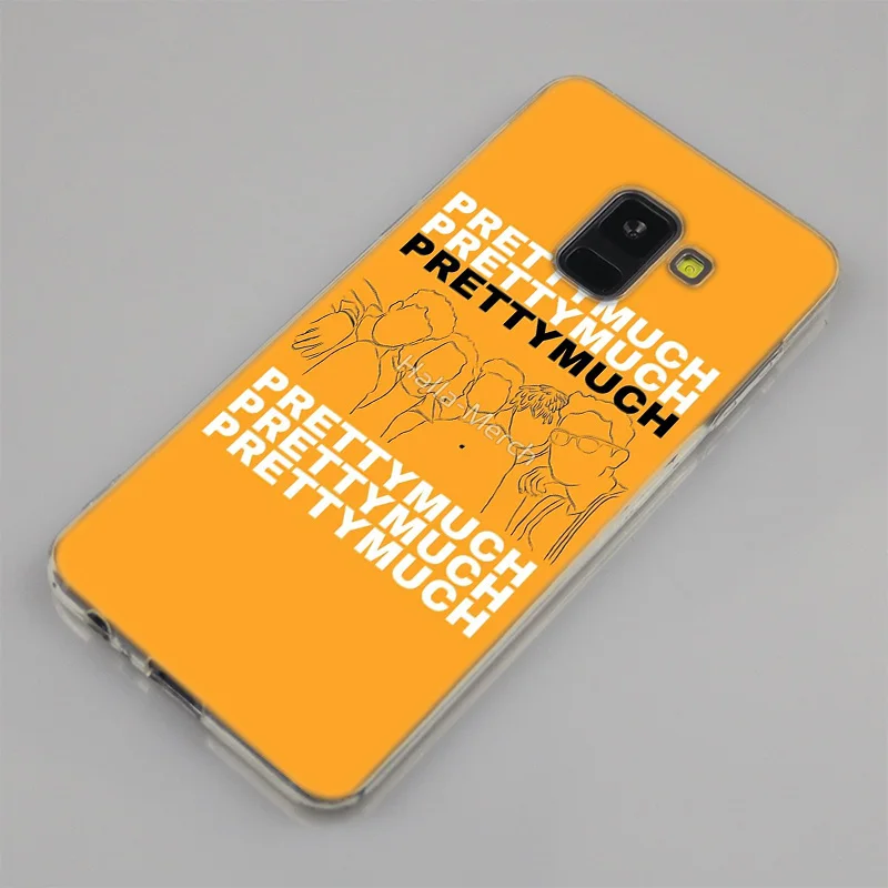 PrettyMuch Band Силиконовый чехол для Samsung Galaxy A50 A30 A10 A40 A6 A8 плюс A20 E A5 A7 2018 2017 2016