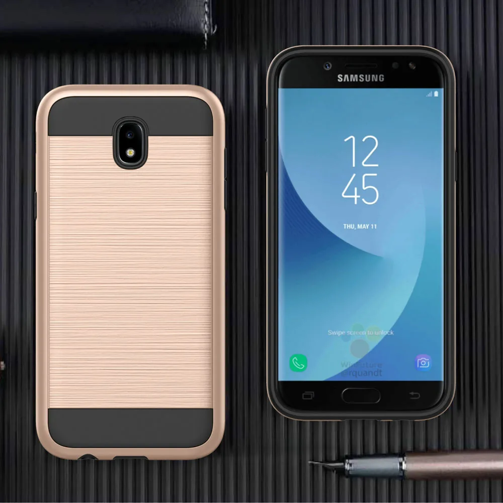 2 в 1 жесткий чехол из ТПУ и поликарбоната противоударный для Samsung Galaxy J3 J5 J7 2017 j330 j530